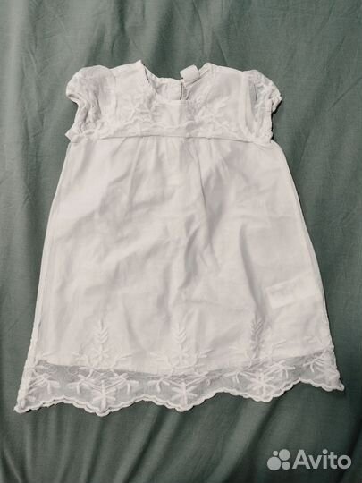 Платье белое воздушное H&M 80 и болеро