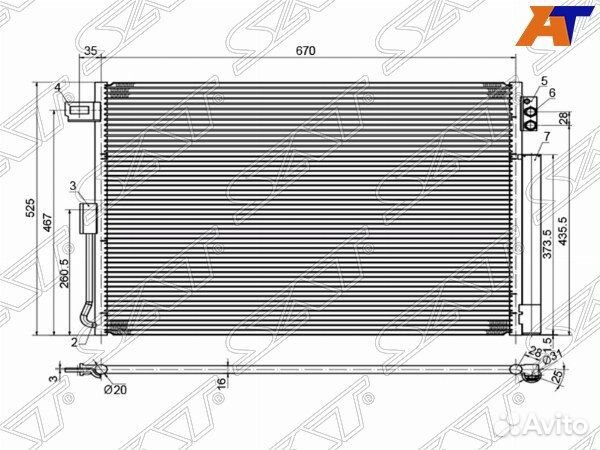 Радиатор кондиционера jeep grand cherokee 10
