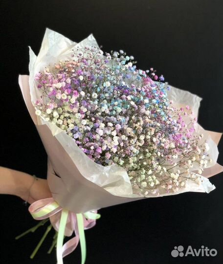 Цветы, Букеты из гипсофилы на 1 сентября