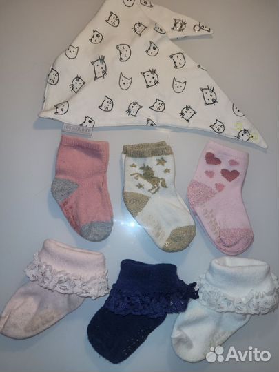 Носочки carters 3-12 мес
