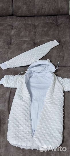 Новый теплый зимний конверт с поддевой в подарок