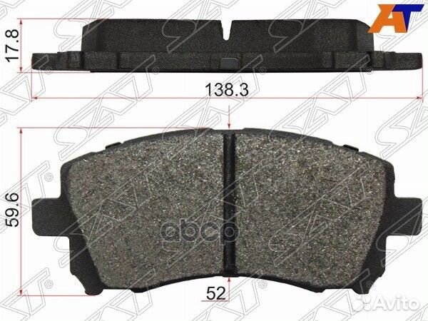 Колодки тормозные перед subaru forester legacy