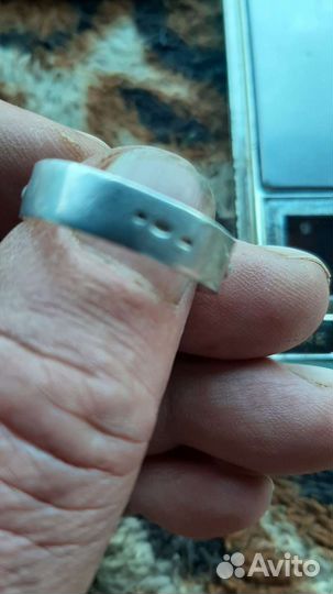 Серебряное кольцо 925пр. Золото 585пр