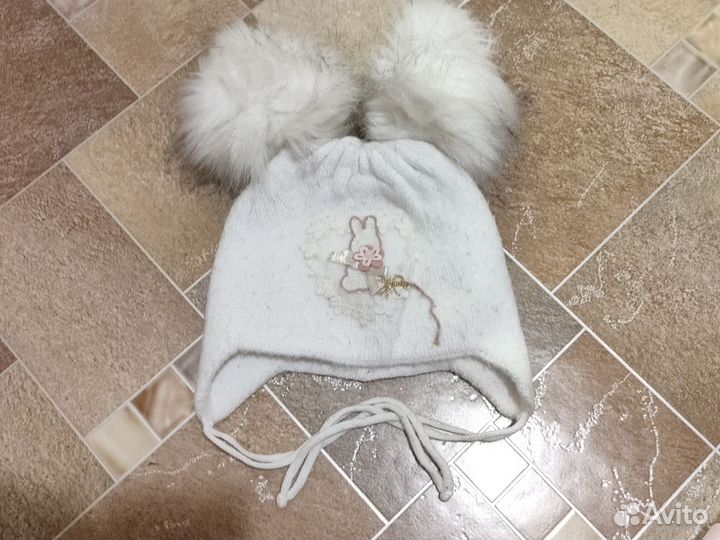 Шапка зимняя для девочки на 3 года