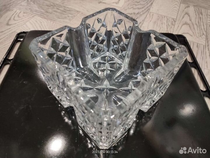 Салатница хрустальная СССР
