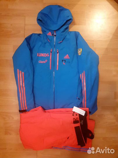 Тёплый тренерский костюм Adidas сборной России