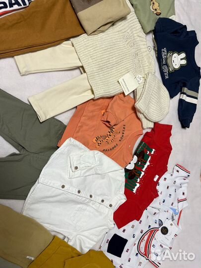 Пакет вещей на мальчика 74,80 H&M,Sela,GJ,C&A