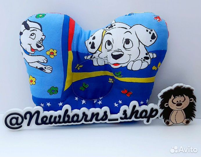 Анатомическая подушка для новорожденного
