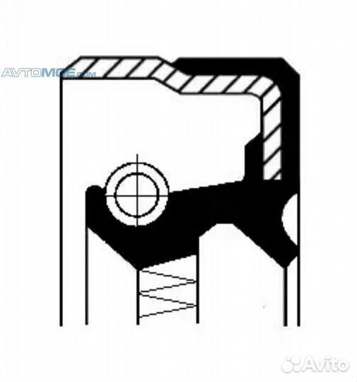 Сальник привода левый/правый 01029144B corteco