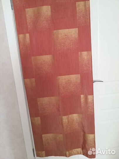 Шторы на люверсах+тюль