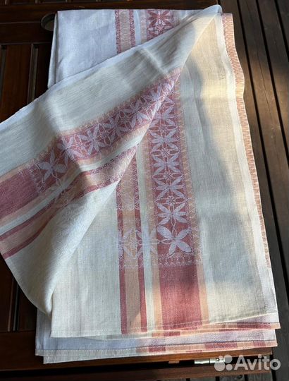 Скатерть лен СССР новая