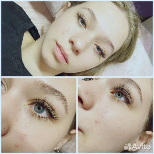 Наращивание ресниц, наращивание нижних ресниц