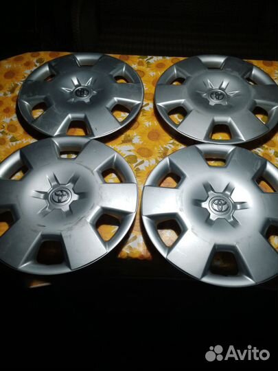 Колпаки r15 toyota оригинал