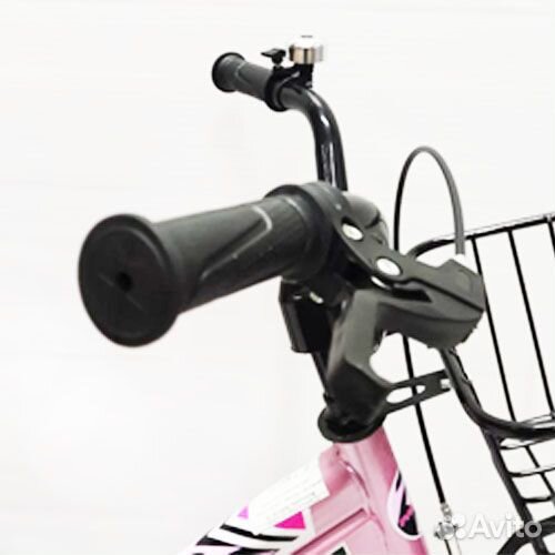Детский велосипед на рост 105-120см, розовый