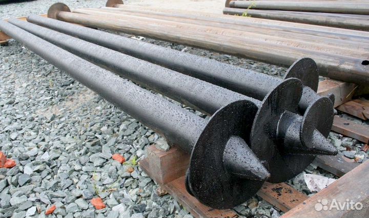 Винтовые сваи под ключ Фундамент на винтовых сваях