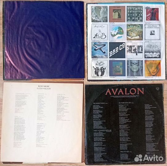 Фирменные пластинки Bryan Ferry и Roxy Music