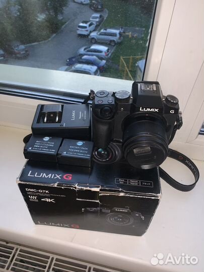 Panasonic lumix g7 с объективом panasonic 25mm 1.7