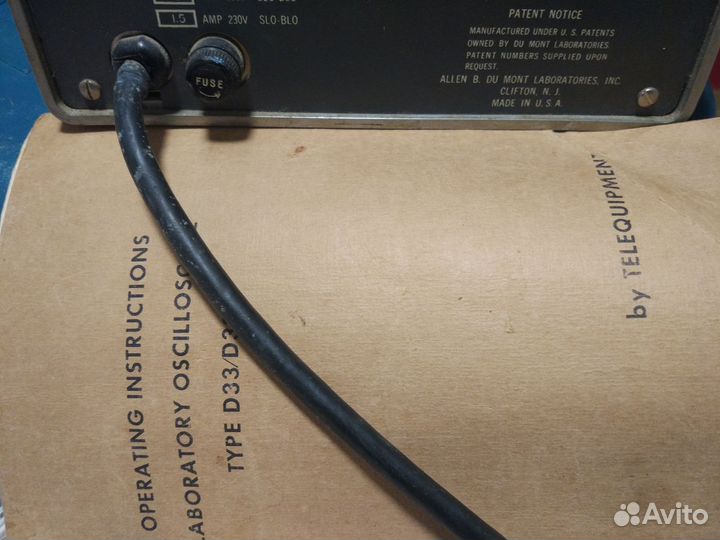 Осциллографы USA Telequipment 403B и D61 редкии