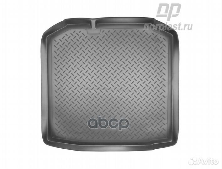 Коврик в багажник полиуретан norplast skoda Fab