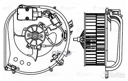 Мотор отопителя mercedes-benz S (W140) (91) LF