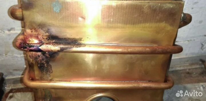 Пайка радиаторов теплообменников газовых колонок