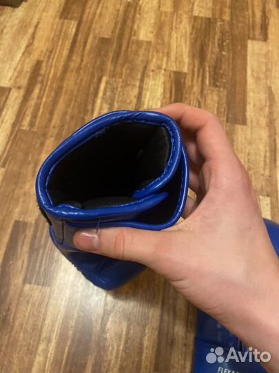 Боксерские перчатки 12 oz clinch синие