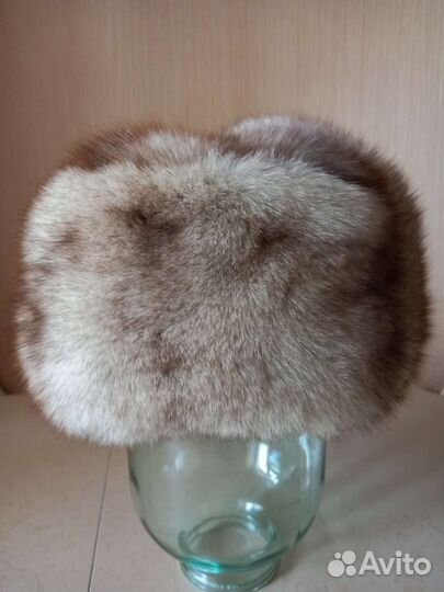 Шапка мужская песцовая