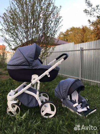 Коляска 2 в 1 adamex massimo