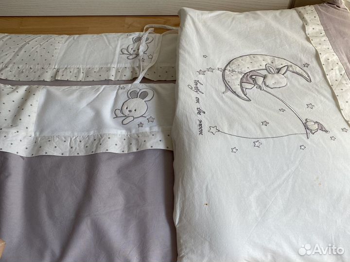 Бортики в детскую кроватку бу