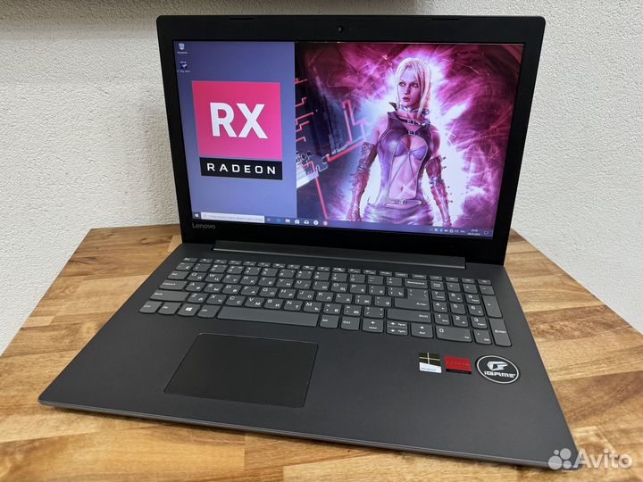 Игровой Lenovo идеал 8 ядер 8Gb SSD+HDD RX540X FHD