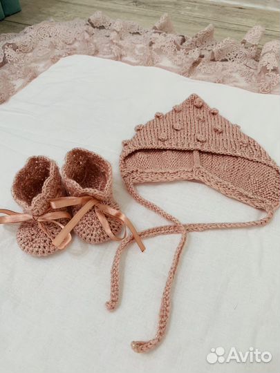 Конверт на выписку с платьем для девочки