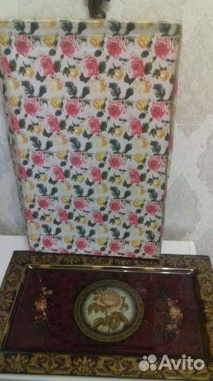 Поднос и вазы