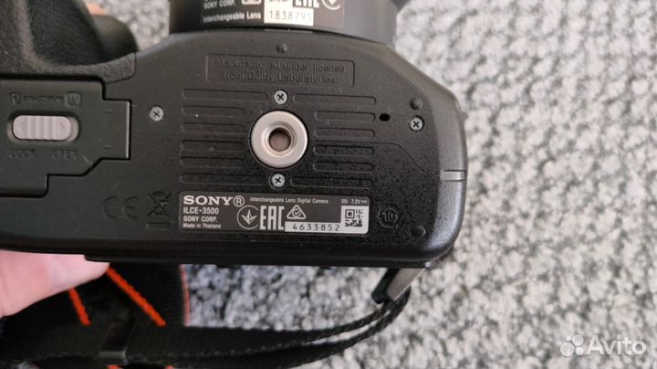 Фотоаппарат sony ilce-3500