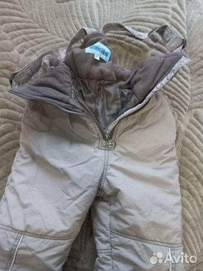 Зимний комбинезон с курткой 98 на мальчика бу