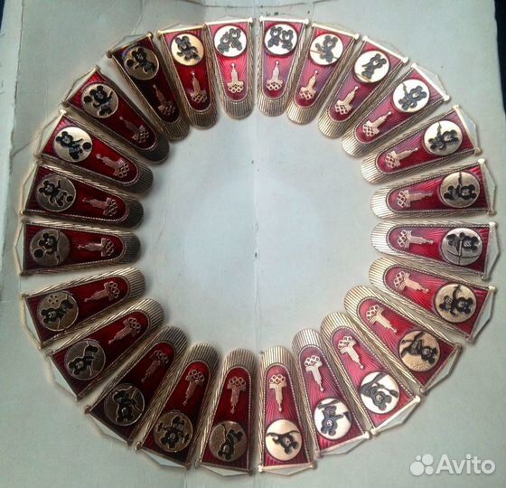 Значки олимпийских игр