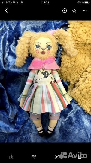 Куклята зверята ручной работы