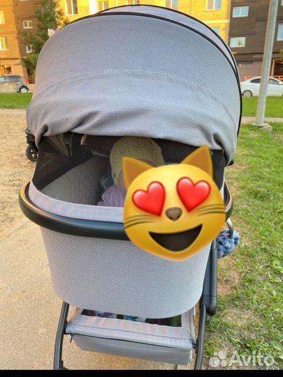 Коляска 2 в 1 Moon style