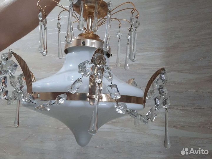 Люстра хрустальная СССР