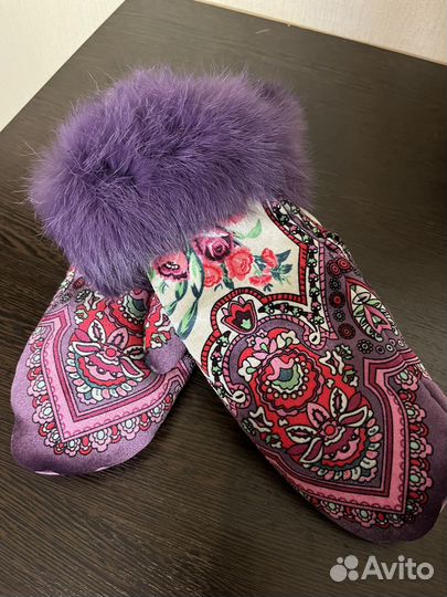 Варежки рукавицы меховые