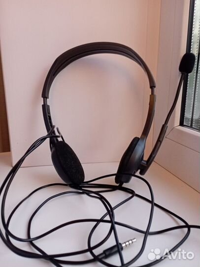 Logitech h110.Наушники