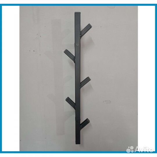 Ключница/Вешалка в стиле Loft настенная,черная