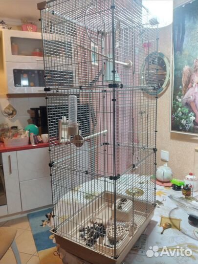 Продам клетку для попугаев