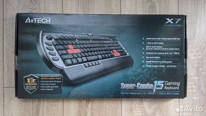 Игровая клавиатура a4tech x7 g800v