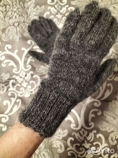 Перчатки мужские зимние новые козьи пух