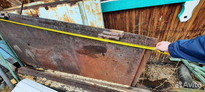 Ворота гаражные металлические бу