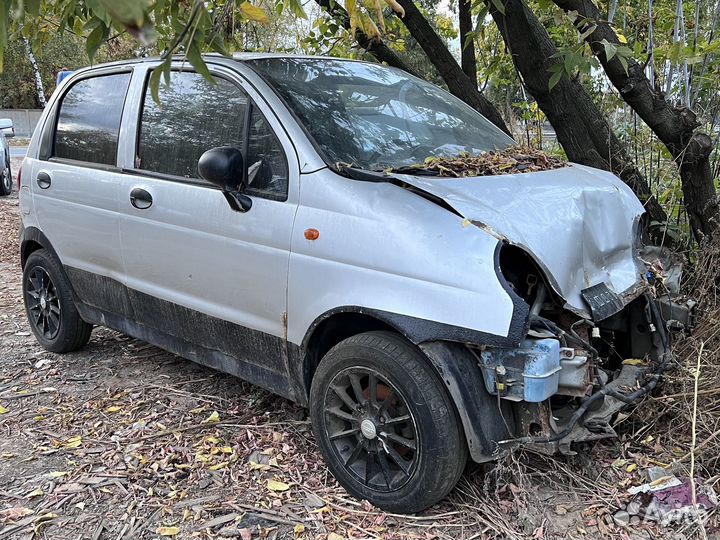 Daewoo Matiz 0.8 МТ, 2010, битый, 200 000 км