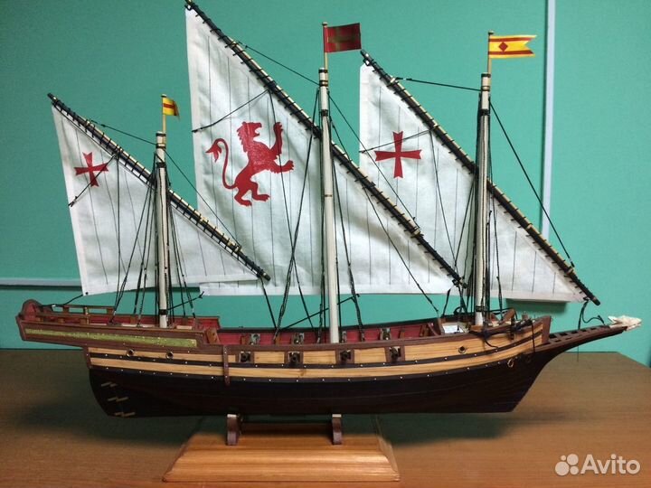 Модель корабля ручной работы
