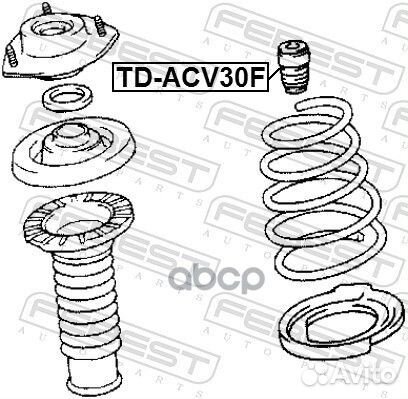 Отбойник переднего амортизатора toyota camry (N