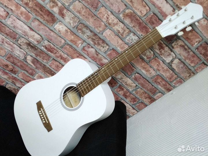 Гитара новая акустическая узкий гриф