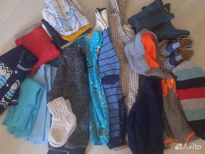 Детская одежда на мальчика пакетом 80